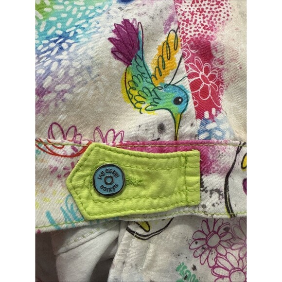 Ay Guey Jacket Youth XS Floral Print‎ Denim - Picture 9 of 9